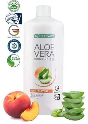 Aloe Vera drinking gel Peach for good Metabolism